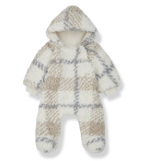 1+ IN THE FAMILY POLAR SUIT (3M-6M)