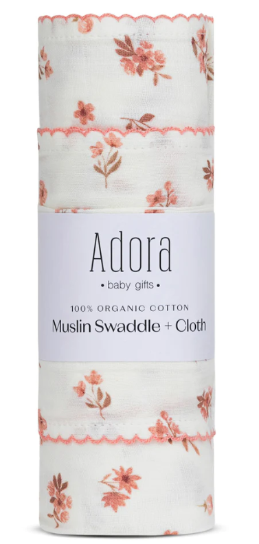 ADORA FLORAL SWADDLE