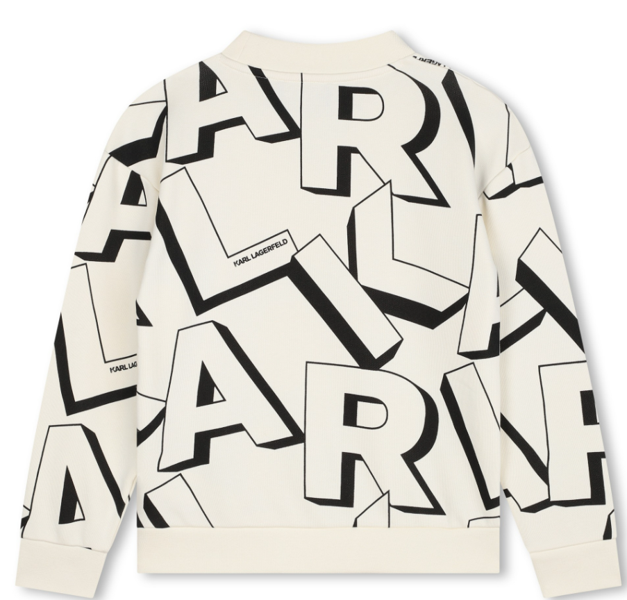 KARL LAGERFELD ALLOVER PRINT SWEATSHIRT(2-14)