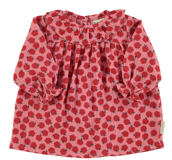 PUIPUICHICK APPLES DRESS (18M-24M)