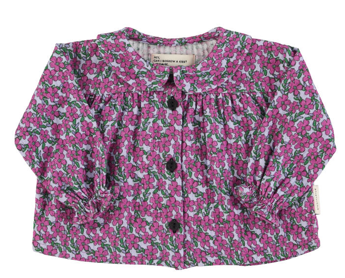 PUIPUICHICK PETER PAN COLLAR BLOUSE(6M-10Y)