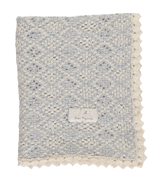 BEBE ORGANIC CROCHET BLANKET (OS)