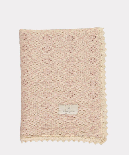 BEBE ORGANIC CROCHET BLANKET (OS)