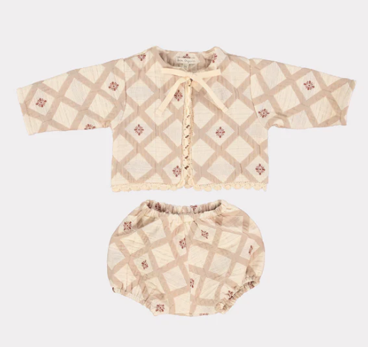 BEBE ORGANIC JOAN BABY SET (6M-24M)