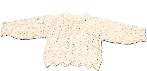 BEBE ORGANIC SILVIA SWEATER (NB-6M)