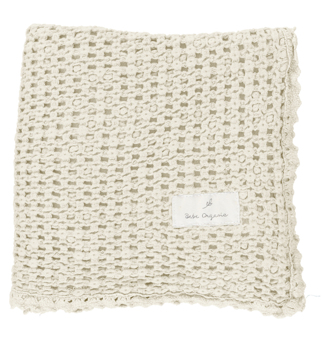 BEBE ORGANIC WAFFLE BLANKET (OS)