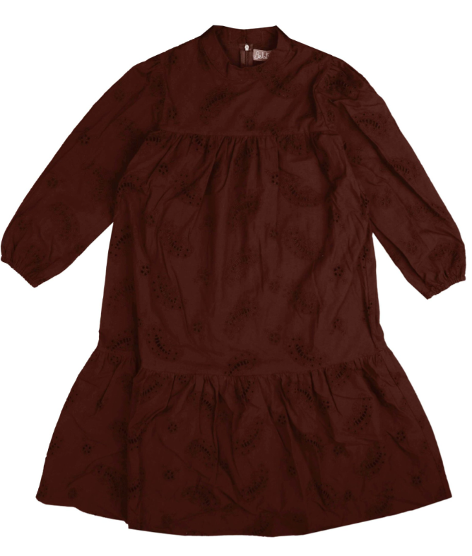 BELATI EYELET DRESS W/RIBBON (2-16Y)