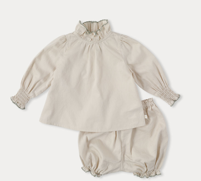 BENE BENE FRILL TWINSET (12M-24M)