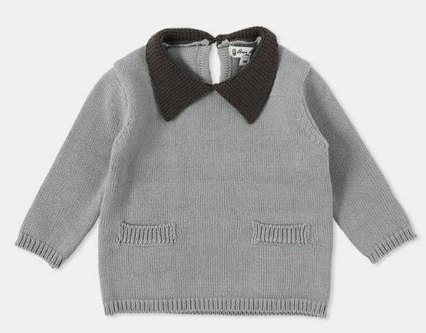 BENE BENE NOAH COLLAR KNIT(12-24M)