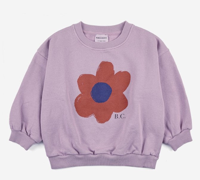 BOBO CHOSES BIG FLOWER SWEATSHIRT (2-13Y)