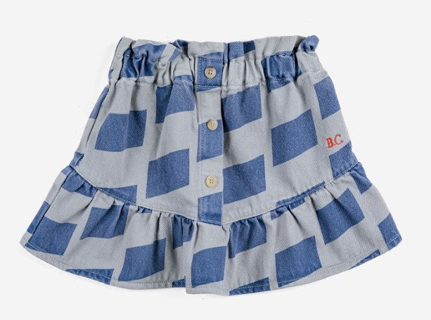 BOBO CHOSES CHECKER WOVEN SKIRT (2-9)