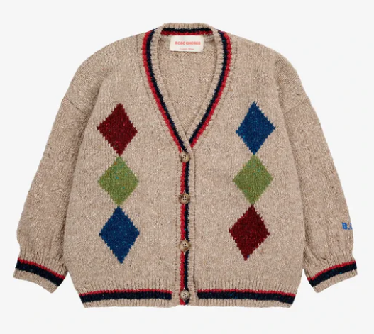 BOBO CHOSES DIAMONDS CARDIGAN (2-13Y)