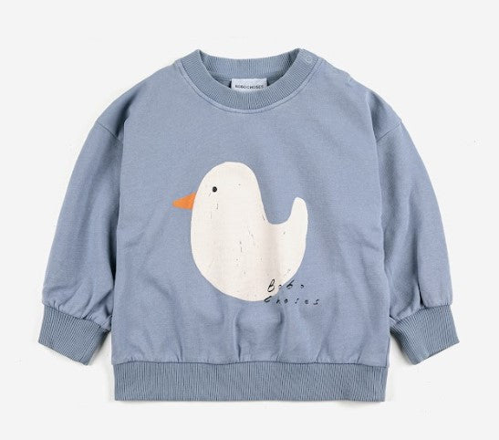 BOBO CHOSES RUBBER DUCK SWEATSHIRT (12M-24M)