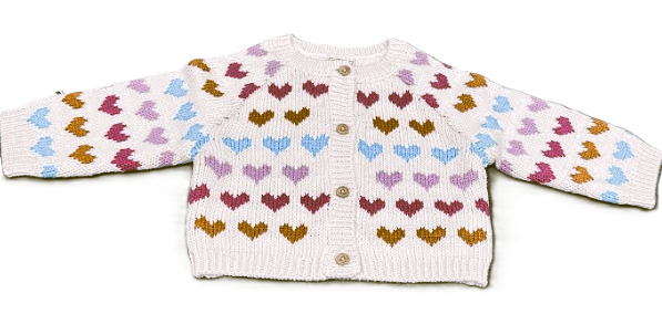 BONTON LILET MAILLE CARDIGAN (6M-3A)