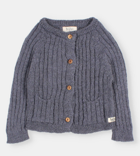 BUHO RIB KNIT CARDIGAN (18M-24M)