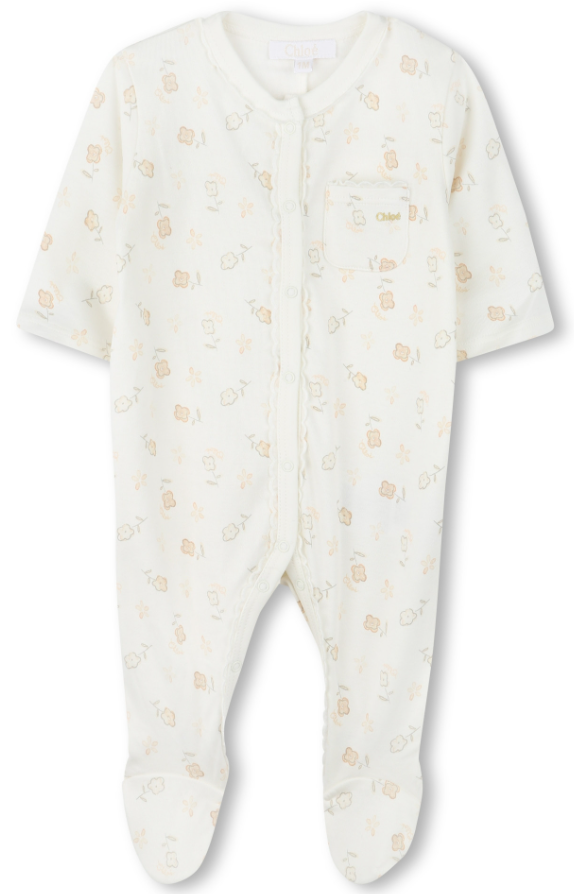 CHLOE FOOTIE & BLANKET SET (1M-6M)