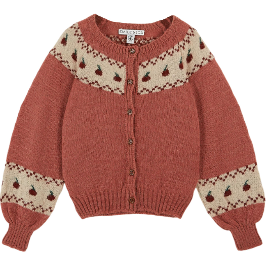 EMILE & IDA POMMES CARDIGAN (6M-12A)