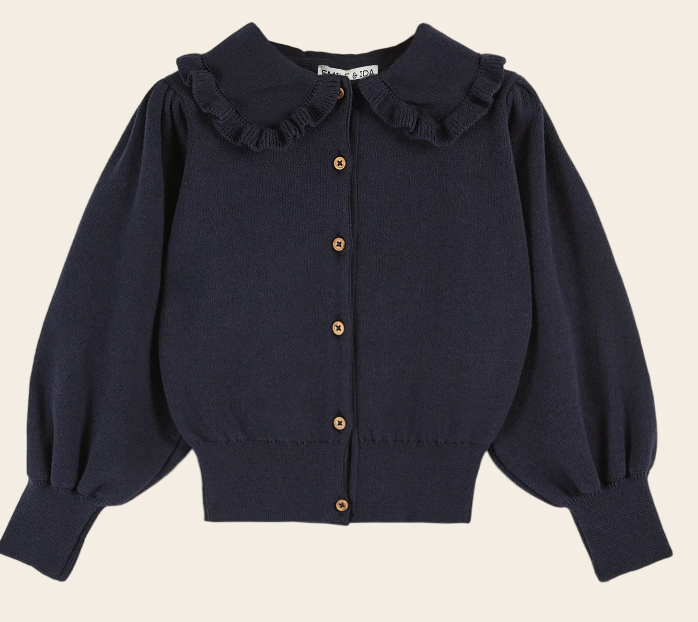 EMILE & IDA VOLANTE CARDIGAN (3-12A)