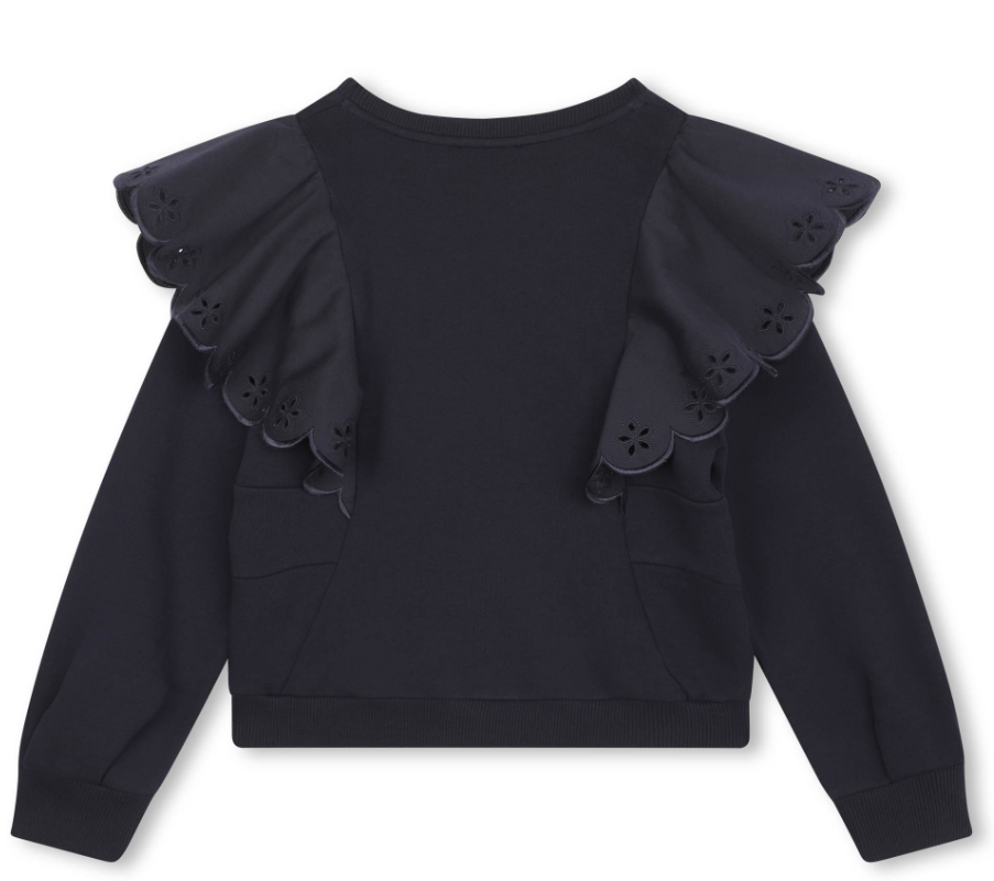 CHLOE FLOUNCES SLEEVE SWEATSHIRT(10-14A)