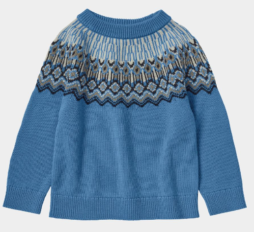 FUB FAIR ISLE SWEATER (2-12Y)