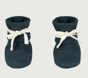 GREY LABEL BABY RIBBED BOOTIES(0-6M)