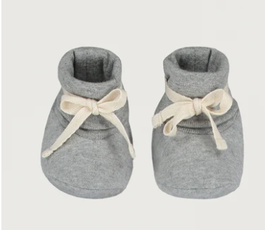 GREY LABEL BABY RIBBED BOOTIES(0-6M)