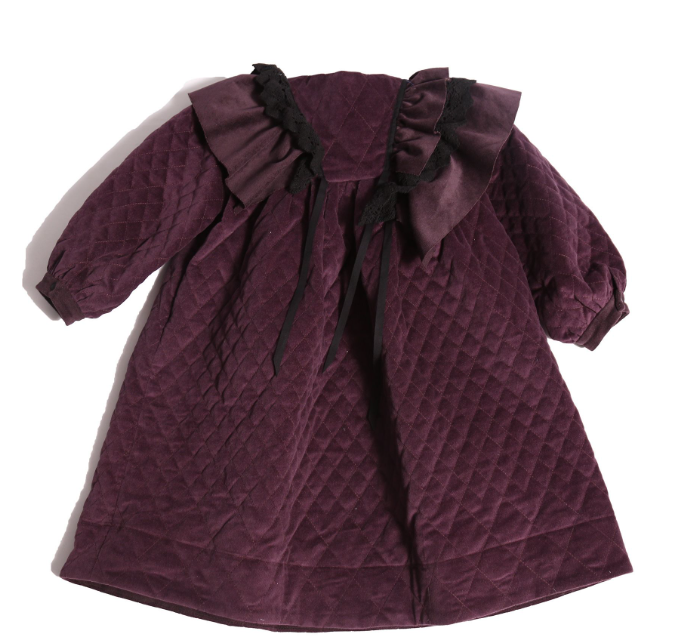 TIA CIBANI GWEEN TUFTED FROCK (2-6Y)