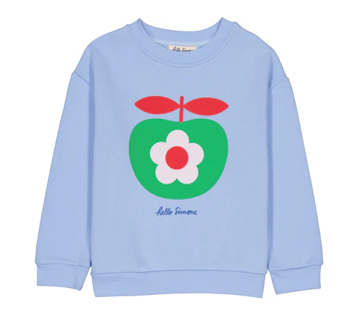 HELLO SIMONE SWEETY APPLE SWEATSHIRT(3-12Y)