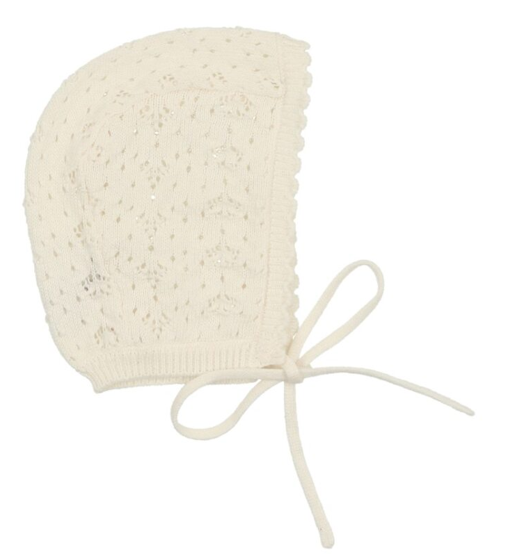 LILETTE HEART KNIT BONNET (NB-12M)