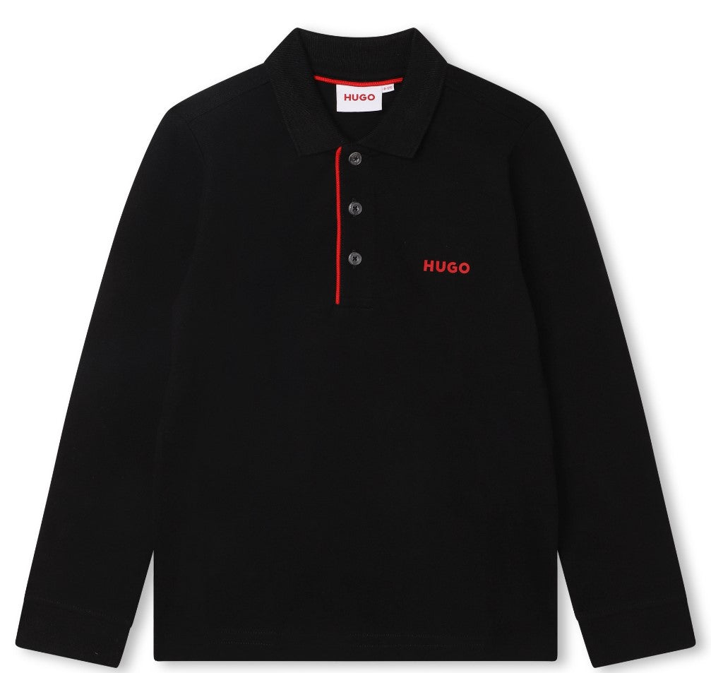 HUGO BOSS PIQUE LS POLO(4-16Y)