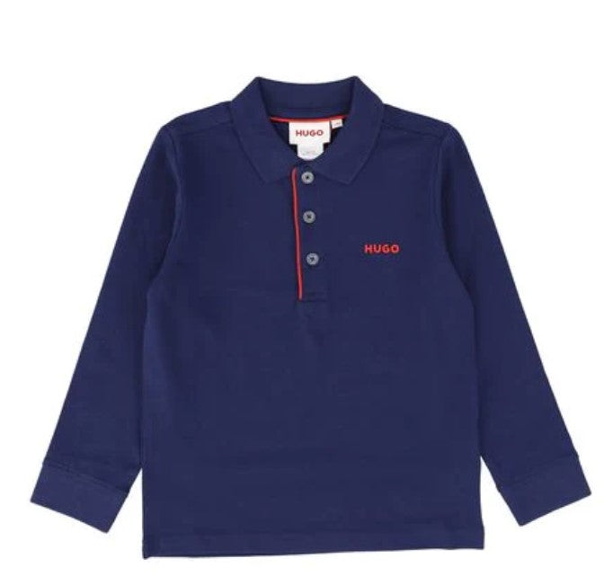 HUGO BOSS PIQUE LS POLO(4-16Y)