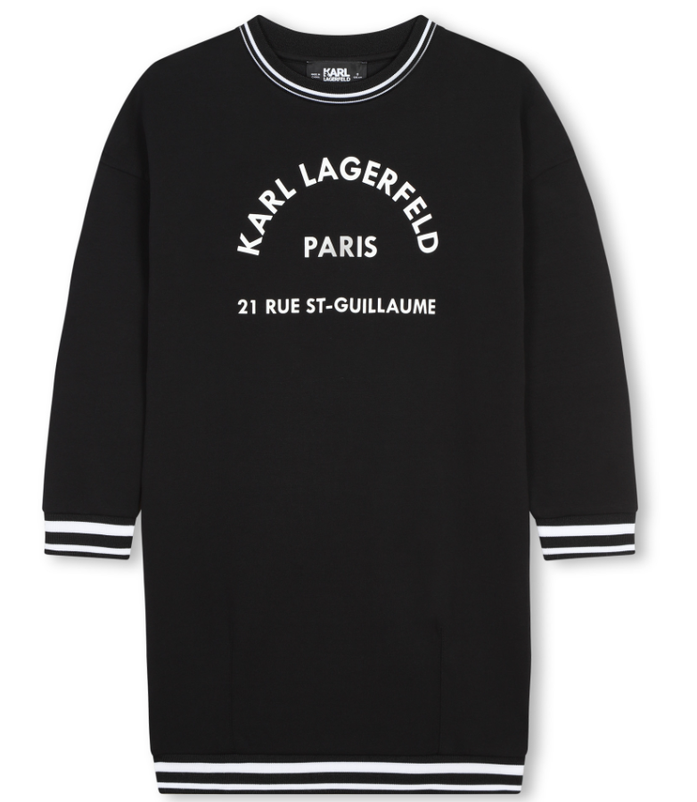 KARL LAGERFELD JERSEY DRESS (4-10A)