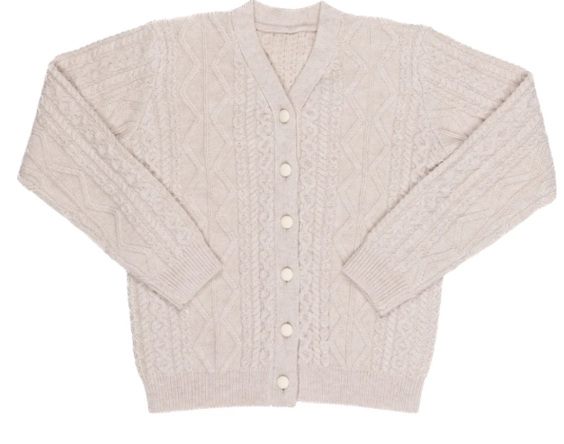 KIPP CABLE CARDIGAN (3-14Y)