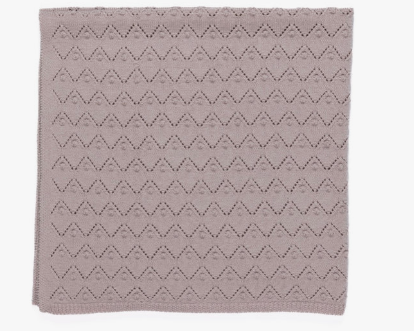 KIPP CHUNKY POINTELLE BLANKET (OS)