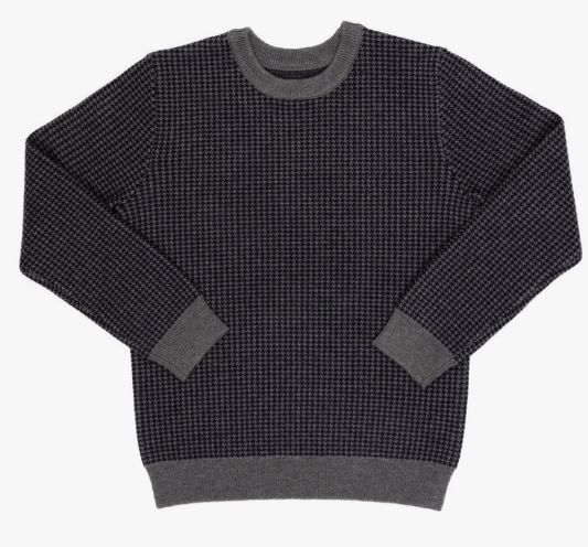 KIPP HOUNDSTOOTH SWEATER (2-14Y)