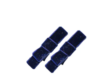 KNOT VELVET TRIM CLIP SET (OS)