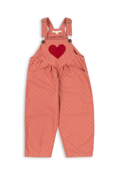 KONGES SLOJD NOLA HEART OVERALLS(9M-18M)