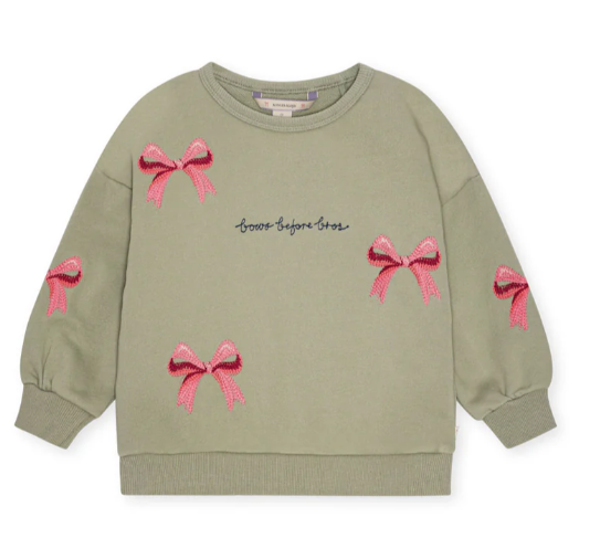 KONGES SLOJD LOU BOW SWEATSHIRT (9M-10Y)