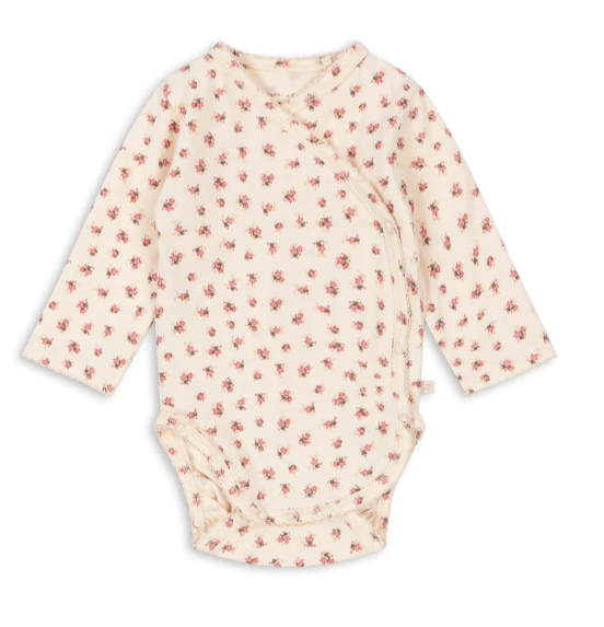 KONGES SLOJD LS NB BODY GOTS(0M-6M)