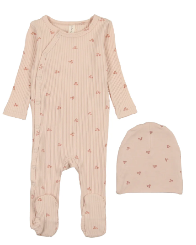 LILETTE FLOWER FOOTIE SET (NB-6M)