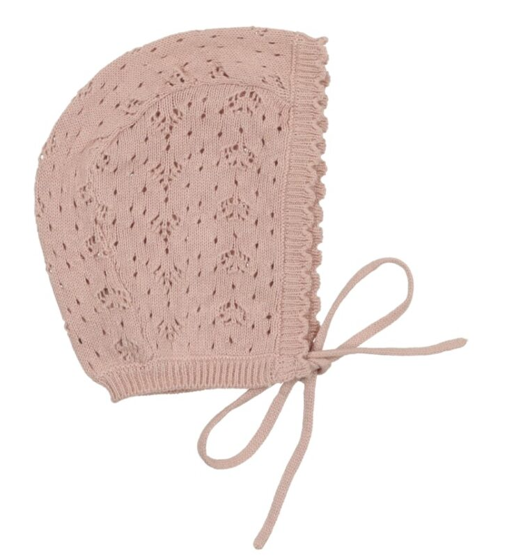 LILETTE HEART KNIT BONNET (NB-12M)