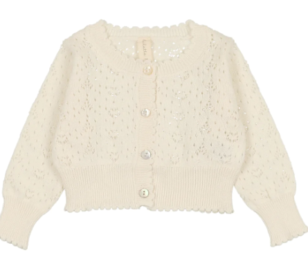 LILETTE HEART KNIT CARDIGAN (3M-36M)