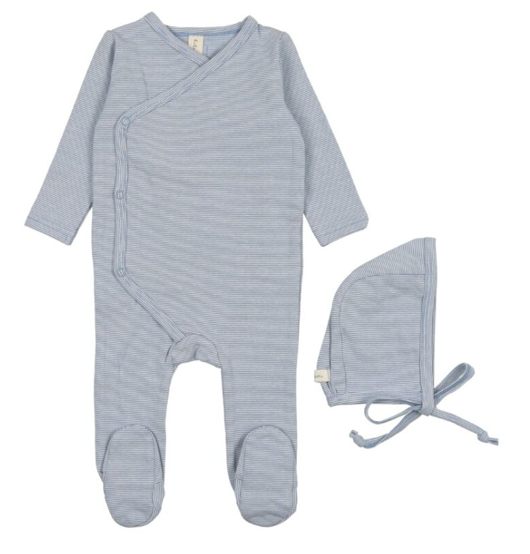 LILETTE PINSTRIPE FOOTIE SET (NB-6M)