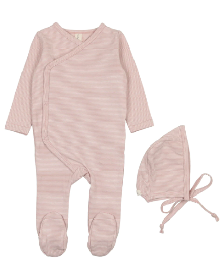 LILETTE PINSTRIPE FOOTIE SET (NB-6M)