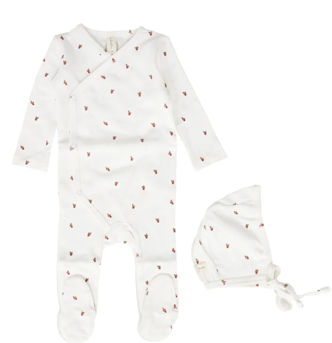 LILETTE VERY BERRY FOOTIE SET (NB-6M)