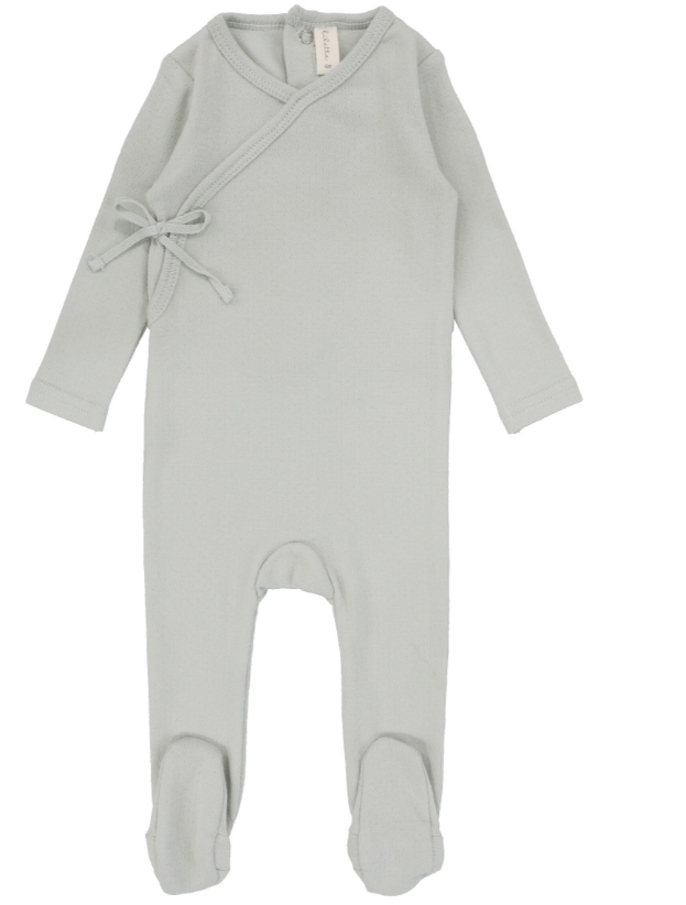 LIL LEGS PINPOINT WRAP FOOTIE (NB-6M)