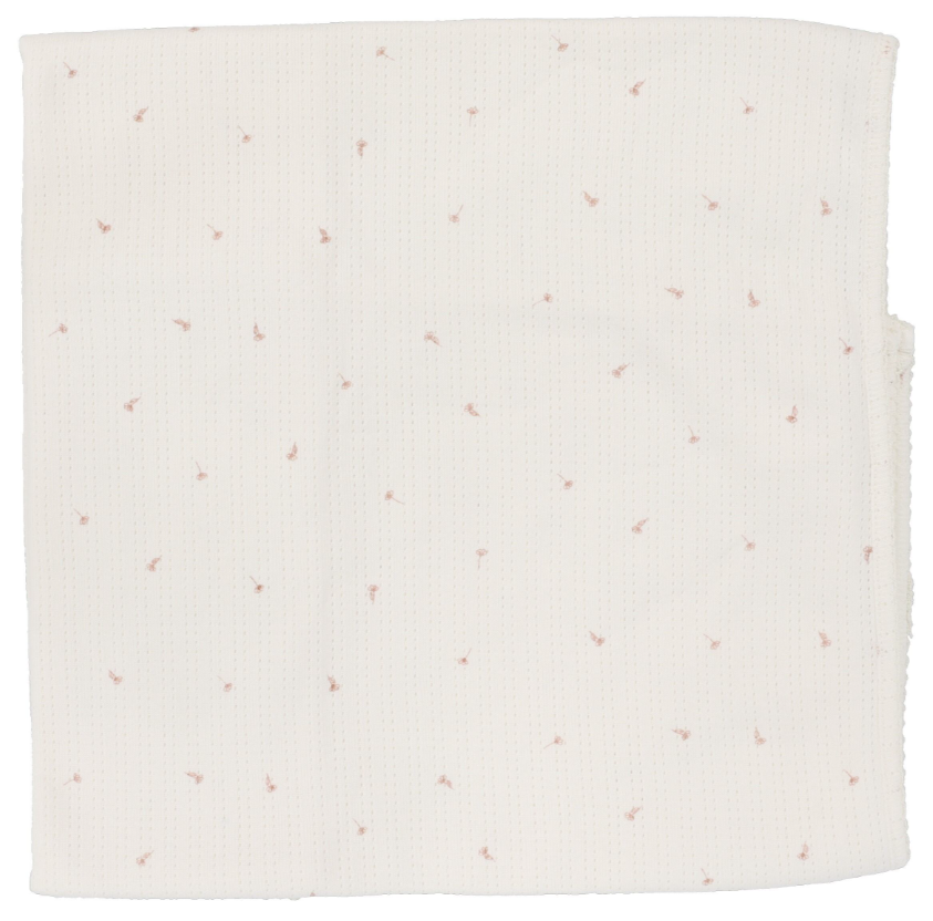 LIL LEGS PRINTED POINTELLE BLANKET (OS)