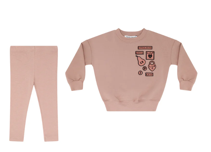 LITTLE PARNI SWEATSHIRT+LEGGINGS(12M-3Y)