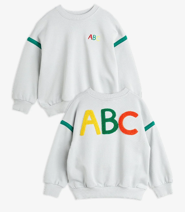 MINI RODINI ABC SWEATSHIRT (9M-7Y)