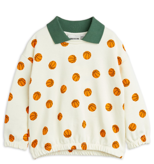 MINI RODINI BASKETBALL COLLAR SWEATSHIRT(1-9Y)